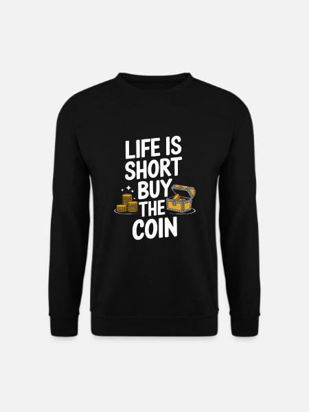 Coin Collector Coin Collection Numismatic History - Unisex Pullover - Schwarz