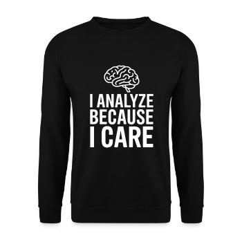 Understanding Psychology Mind and Behavior - Unisex Pullover - Schwarz - Vorne - Alina (178cm) & Michal (187cm)