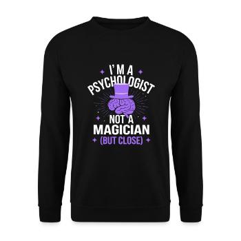 Understanding Psychology Mind and Behavior - Unisex Pullover - Schwarz - Vorne - Alina (178cm) & Michal (187cm)