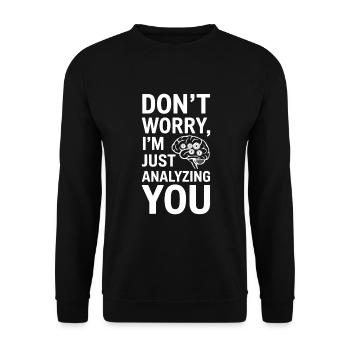 Understanding Psychology Mind and Behavior - Unisex Pullover - Schwarz - Vorne - Alina (178cm) & Michal (187cm)
