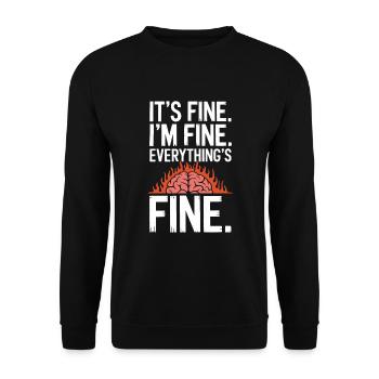 Understanding Psychology Mind and Behavior - Unisex Pullover - Schwarz - Vorne - Alina (178cm) & Michal (187cm)