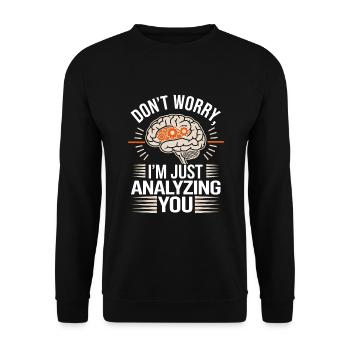Understanding Psychology Mind and Behavior - Unisex Pullover - Schwarz - Vorne - Alina (178cm) & Michal (187cm)