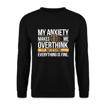 Understanding Psychology Mind and Behavior - Unisex Pullover - Schwarz - Vorne - Alina (178cm) & Michal (187cm)