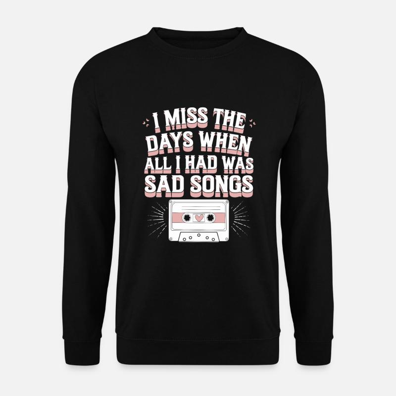 Introversion Alternative Style Emotional - Unisex Pullover - Schwarz