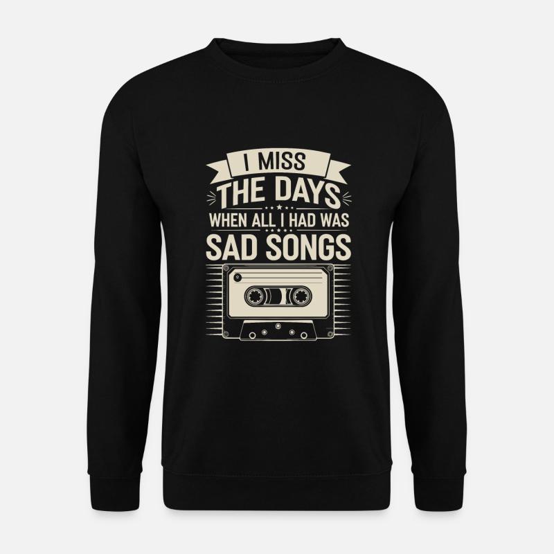Introversion Style alternatif Émotionnel - Sweat-shirt Unisexe - noir
