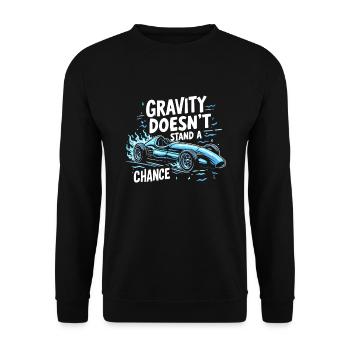 Boîte à savon alimentée par gravité Soap Box Racing Adventure pour le bricolage - Sweat-shirt Unisexe - noir - Devant - Alina (178cm) & Michal (187cm)