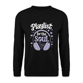 Chill Vibes Amateur de musique décontractée Relaxante - Sweat-shirt Unisexe - noir - Devant - Alina (178cm) & Michal (187cm)
