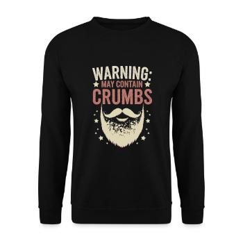 Funny Beard Humor for Beard Enthusiasts and Lovers - Unisex Sweatshirt - black - Front - Alina (178cm) & Michal (187cm)
