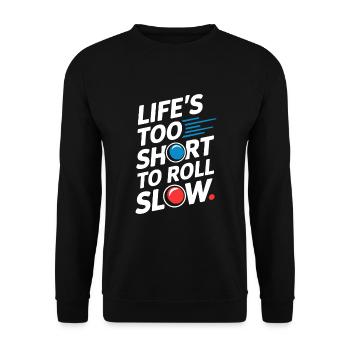 Des aventures palpitantes de courses de billes pour les passionnés - Sweat-shirt Unisexe - noir - Devant - Alina (178cm) & Michal (187cm)