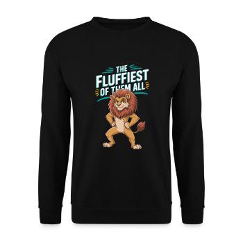 Furry Fandom Enthusiast Cosplay Fun and Fursuiting - Unisex Sweatshirt - black - Front - Alina (178cm) & Michal (187cm)