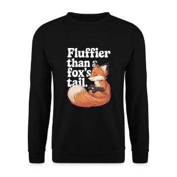 Furry Fandom Enthusiast Cosplay Fun and Fursuiting - Unisex Sweatshirt - black - Front - Alina (178cm) & Michal (187cm)