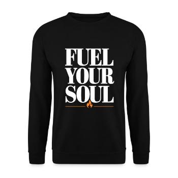 Emotional Healing Journey Towards Mindfulness and - Unisex Sweatshirt - black - Front - Alina (178cm) & Michal (187cm)