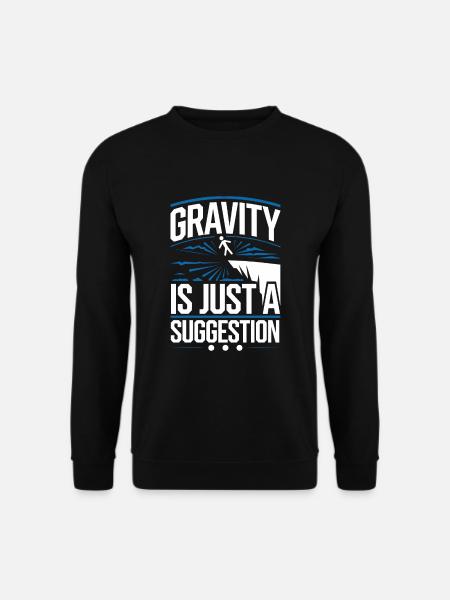 Cliff Diving Adventure Sports Thrill Seeker - Unisex Pullover - Schwarz