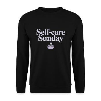 Voyage de guérison émotionnelle vers la pleine conscience et - Sweat-shirt Unisexe - noir - Devant - Alina (178cm) & Michal (187cm)