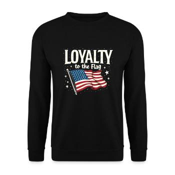 Honor Veterans Day with Patriotism and Military - Unisex Sweatshirt - black - Front - Alina (178cm) & Michal (187cm)