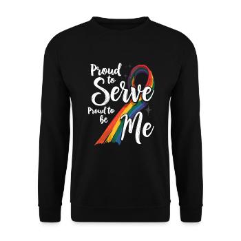 Honorez nos anciens combattants à l’occasion de la Journée des anciens combattants avec - Sweat-shirt Unisexe - noir - Devant - Alina (178cm) & Michal (187cm)
