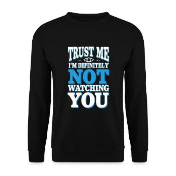 Conspiration mondiale du Nouvel Ordre Mondial - Sweat-shirt Unisexe - noir - Devant - Alina (178cm) & Michal (187cm)