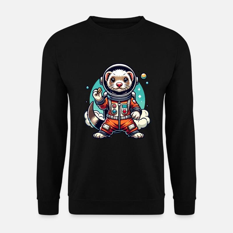 Frettchenbesitzer, Frettchenliebhaber, Süßes - Unisex Pullover - Schwarz