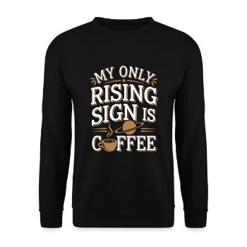 Astrology Skeptic: Critical Thinking - Unisex Sweatshirt - black - Front - Alina (178cm) & Michal (187cm)