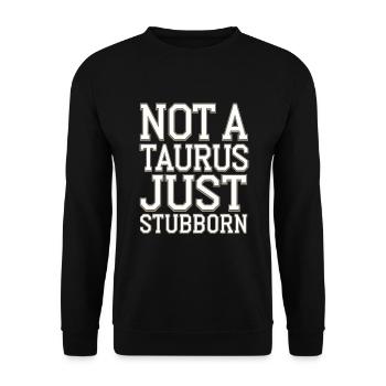 Astrology Skeptic: Critical Thinking - Unisex Sweatshirt - black - Front - Alina (178cm) & Michal (187cm)