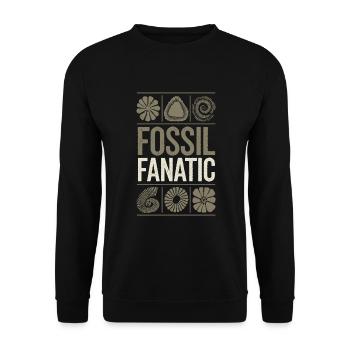 Passionné de collecte de géologie et de - Sweat-shirt Unisexe - noir - Devant - Alina (178cm) & Michal (187cm)