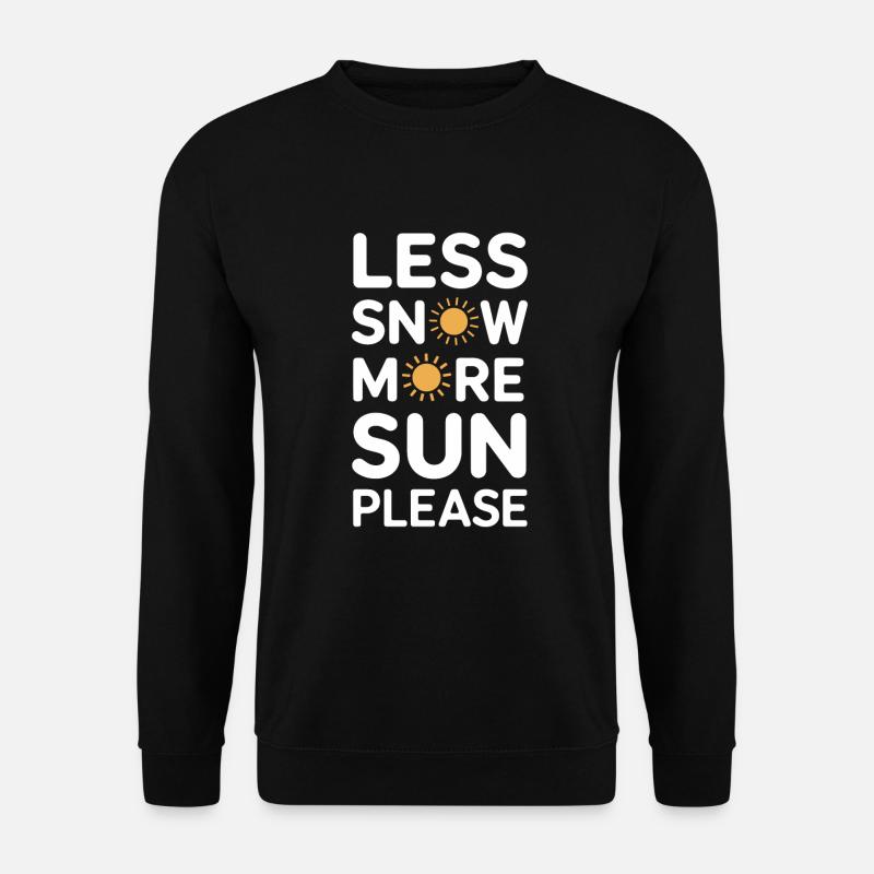 Winter-grumpy-cold-weather-complaints - Unisex Sweatshirt - black