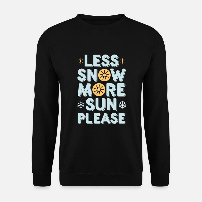 Winter-grumpy-cold-weather-complaints - Unisex Sweatshirt - black