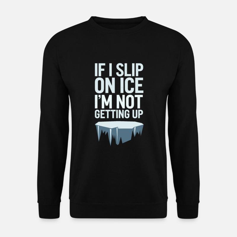 Winter-grumpy-cold-weather-complaints - Unisex Sweatshirt - black