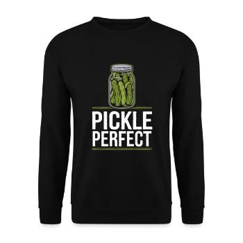 Preserving homemade food - Unisex Sweatshirt - black - Front - Alina (178cm) & Michal (187cm)