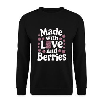 Preserving homemade food - Unisex Sweatshirt - black - Front - Alina (178cm) & Michal (187cm)