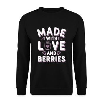 Preserving homemade food - Unisex Sweatshirt - black - Front - Alina (178cm) & Michal (187cm)