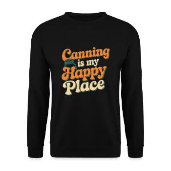 Preserving homemade food - Unisex Sweatshirt - black - Front - Alina (178cm) & Michal (187cm)