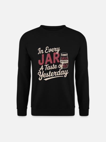 Conservation des aliments faits maison - Sweat-shirt Unisexe - noir