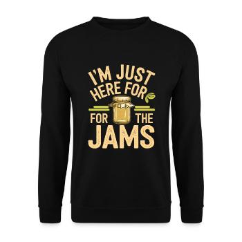 Preserving homemade food - Unisex Sweatshirt - black - Front - Alina (178cm) & Michal (187cm)