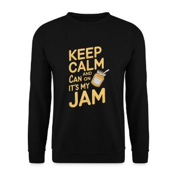 Preserving homemade food - Unisex Sweatshirt - black - Front - Alina (178cm) & Michal (187cm)