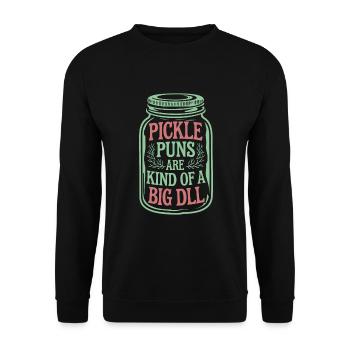Preserving homemade food - Unisex Sweatshirt - black - Front - Alina (178cm) & Michal (187cm)