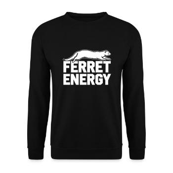 Propriétaire de furet, Amateur de furets, Bonbons - Sweat-shirt Unisexe - noir - Devant - Alina (178cm) & Michal (187cm)