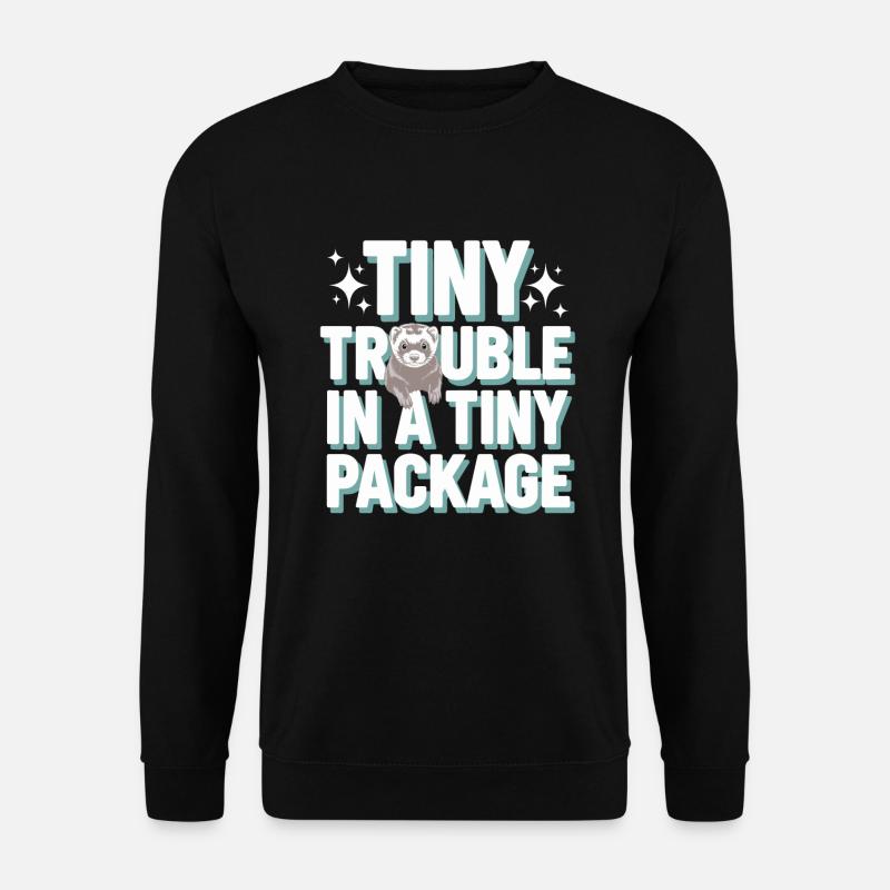 Frettchenbesitzer, Frettchenliebhaber, Süßes - Unisex Pullover - Schwarz