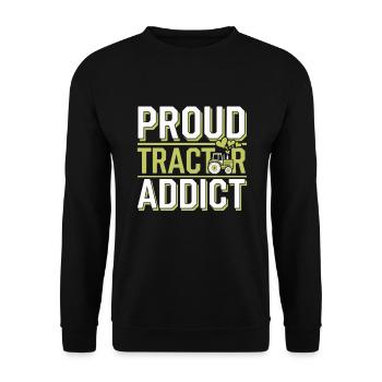 Farming Simulator Virtual Farming Game Fan Farm - Unisex Pullover - Schwarz - Vorne - Alina (178cm) & Michal (187cm)