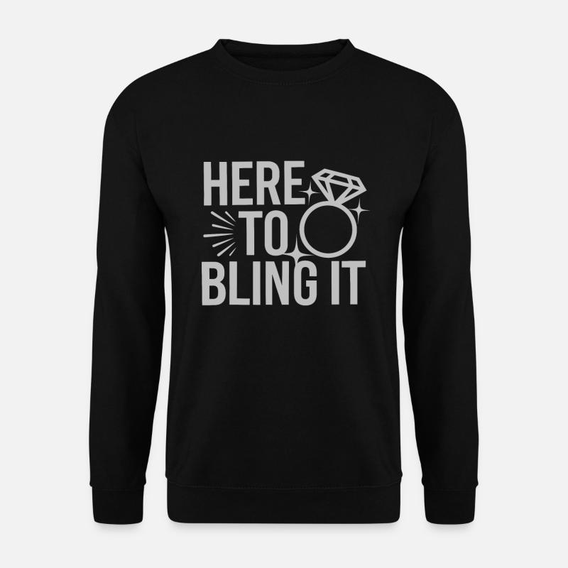 Ring Dude Hochzeitszeremonie Ring Guy - Unisex Pullover - Schwarz