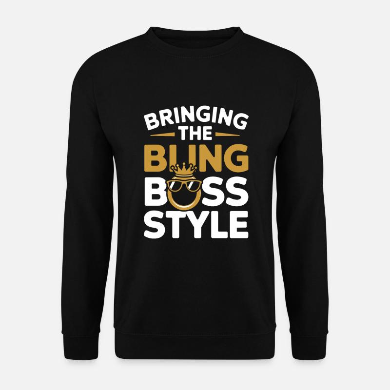 Ring Dude Hochzeitszeremonie Ring Guy - Unisex Pullover - Schwarz