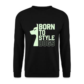 Passionné de soins pour chiens Soins et soins pour chiens - Sweat-shirt Unisexe - noir - Devant - Alina (178cm) & Michal (187cm)