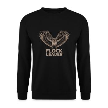 Liebhaber Des Vogelzuges Zugvögel - Unisex Pullover - Schwarz - Vorne - Alina (178cm) & Michal (187cm)
