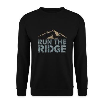 Des trails de course pour les amateurs de trail running - Sweat-shirt Unisexe - noir - Devant - Alina (178cm) & Michal (187cm)