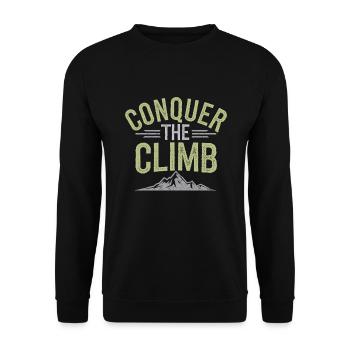 Des trails de course pour les amateurs de trail running - Sweat-shirt Unisexe - noir - Devant - Alina (178cm) & Michal (187cm)