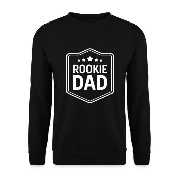 Humour parental Les nouveaux pères ont pour la première fois - Sweat-shirt Unisexe - noir - Devant - Alina (178cm) & Michal (187cm)
