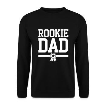 Humour parental Les nouveaux pères ont pour la première fois - Sweat-shirt Unisexe - noir - Devant - Alina (178cm) & Michal (187cm)