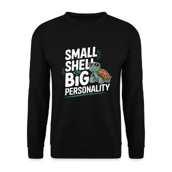 Schildkrötenpflege Für Besitzer Von - Unisex Pullover - Schwarz - Vorne - Alina (178cm) & Michal (187cm)