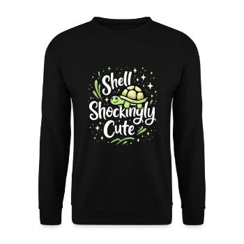 Schildkrötenpflege Für Besitzer Von - Unisex Pullover - Schwarz - Vorne - Alina (178cm) & Michal (187cm)