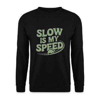 Turtle care for owners of - Unisex Sweatshirt - black - Front - Alina (178cm) & Michal (187cm)
